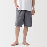 紳士　透かし　サッカー織り　ショートパンツ