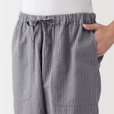 紳士　透かし　サッカー織り　ショートパンツ