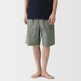 紳士　透かし　サッカー織り　ショートパンツ