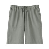 紳士　透かし　サッカー織り　ショートパンツ