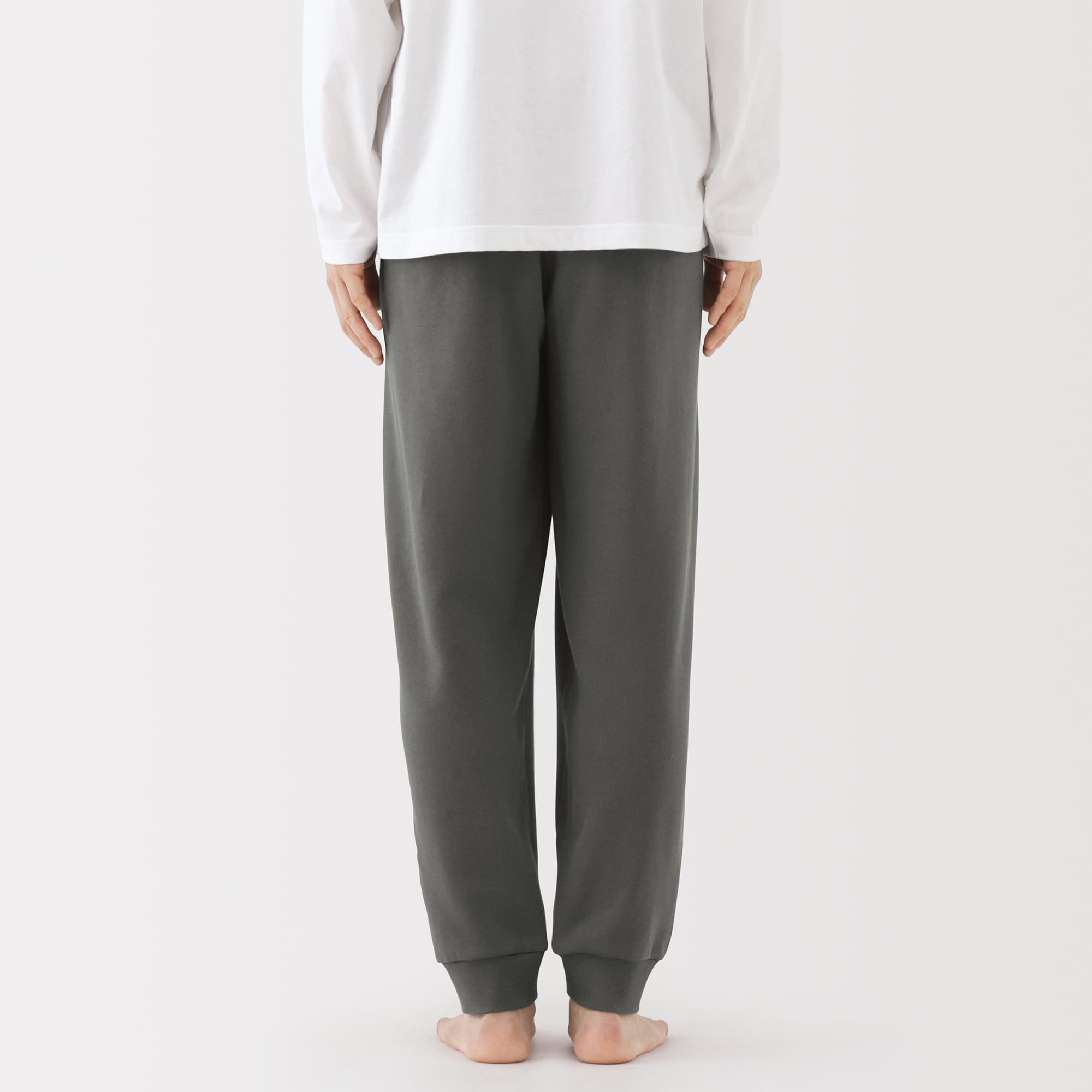 紳士 綿 裏毛 ロングパンツ | 無印良品