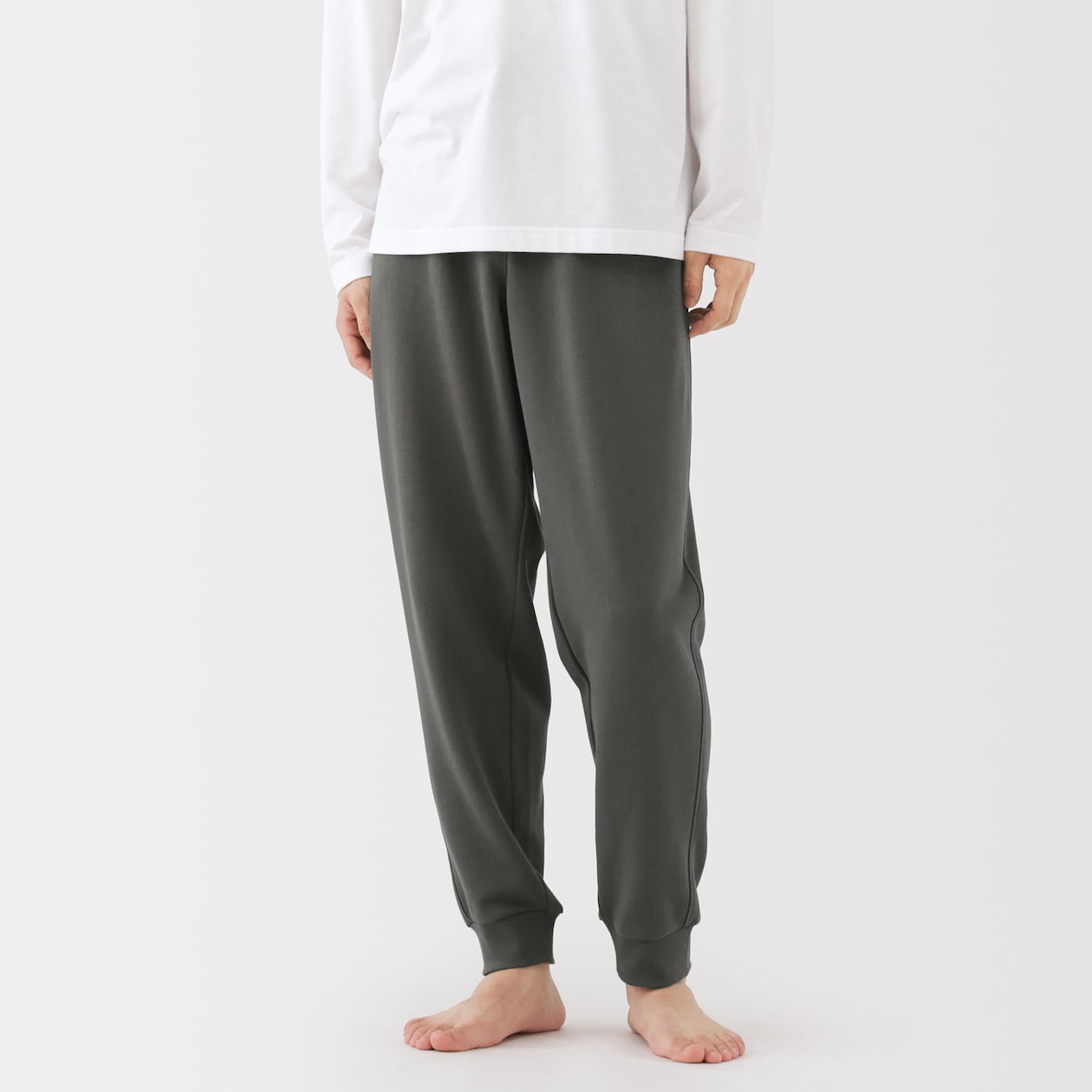 紳士　綿　裏毛　ロングパンツ