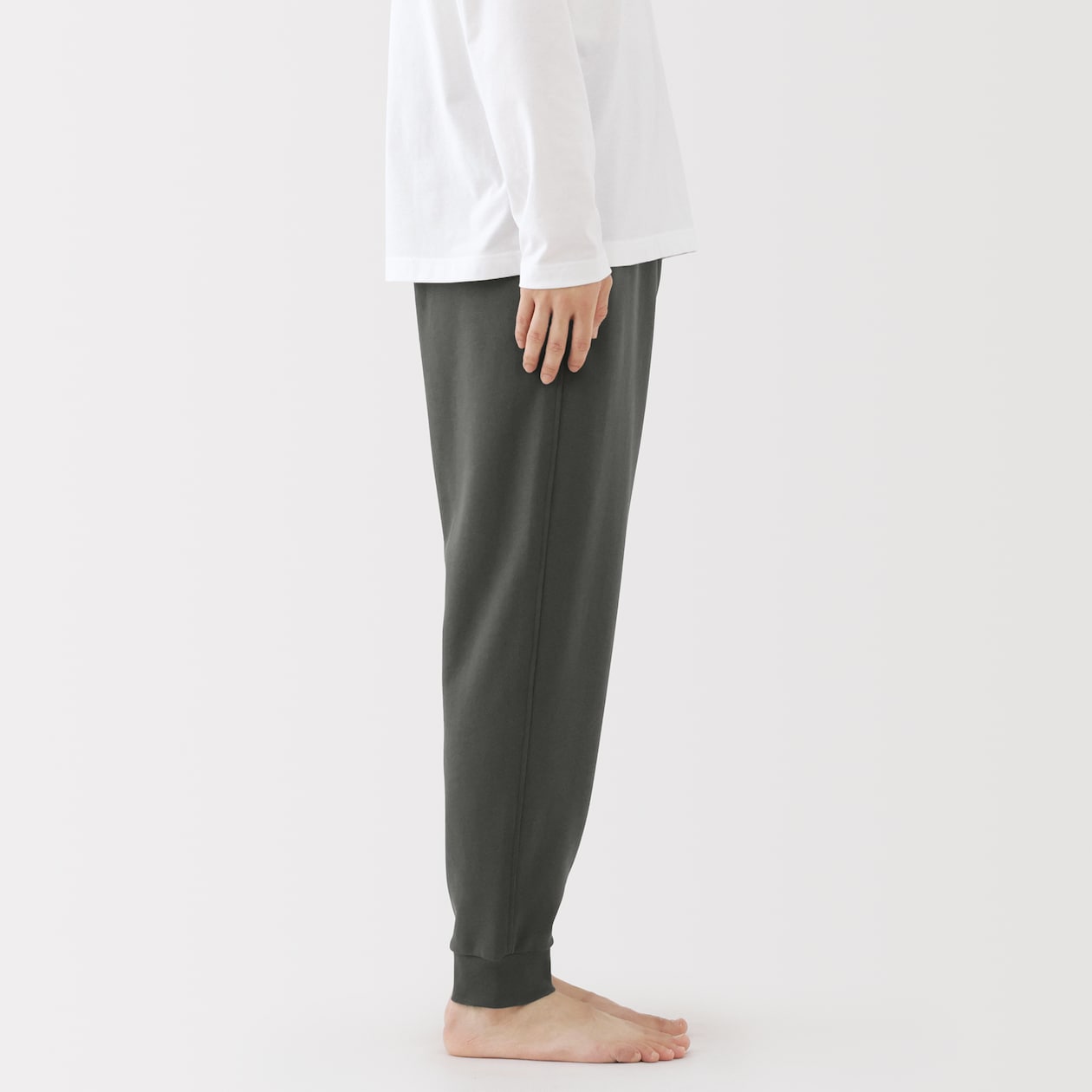 紳士　綿　裏毛　ロングパンツ