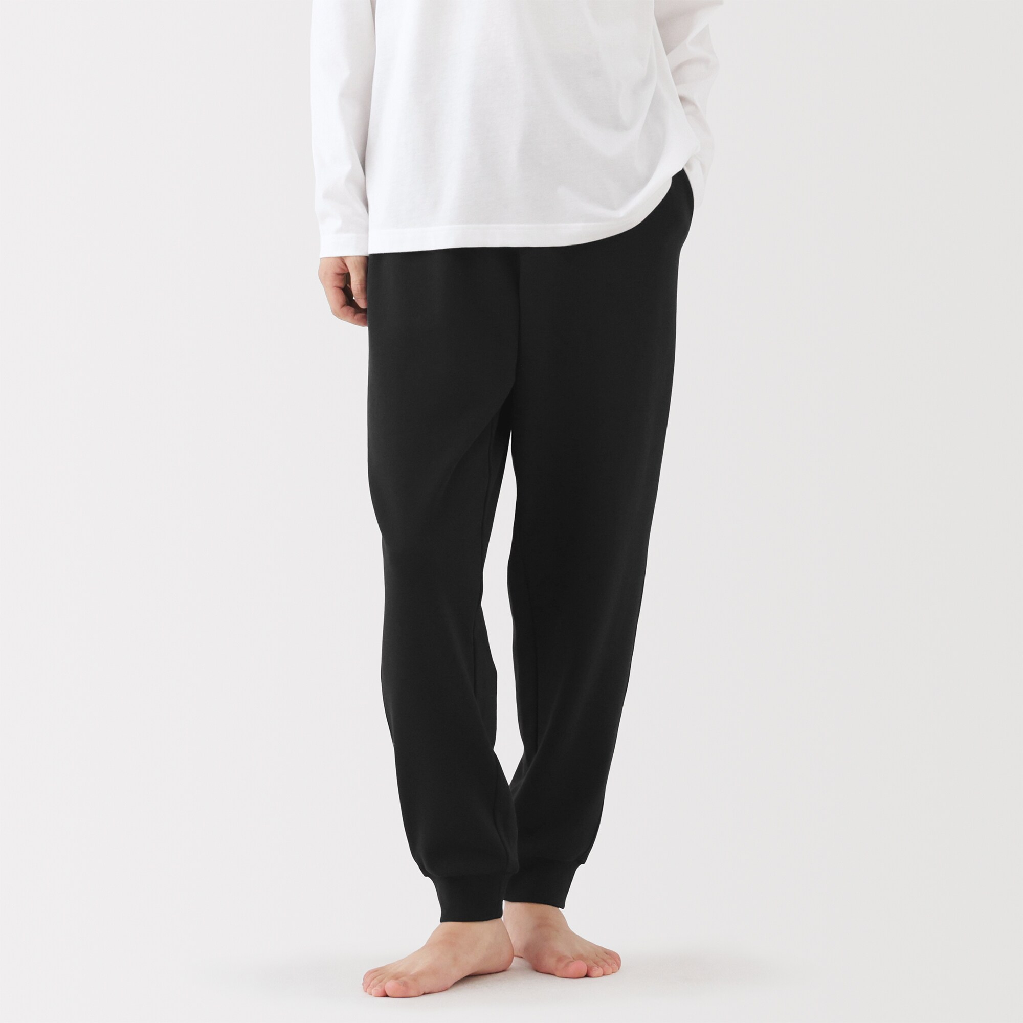 紳士　綿　裏毛　ロングパンツ