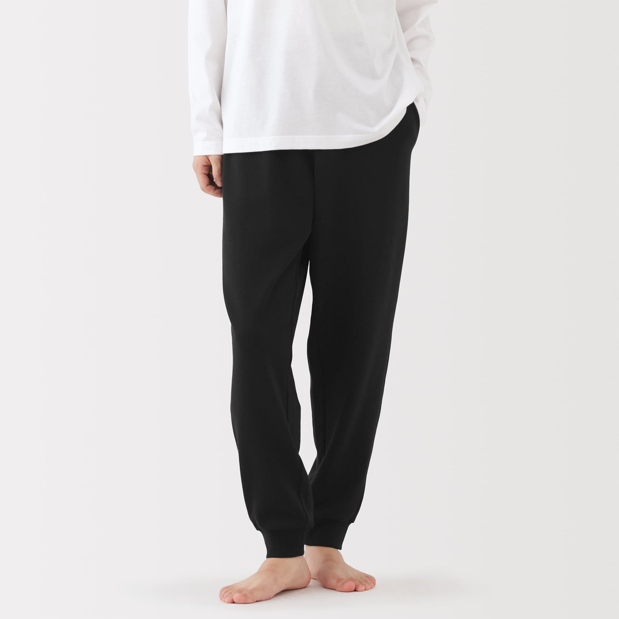 紳士 綿 裏毛 ロングパンツ | 無印良品