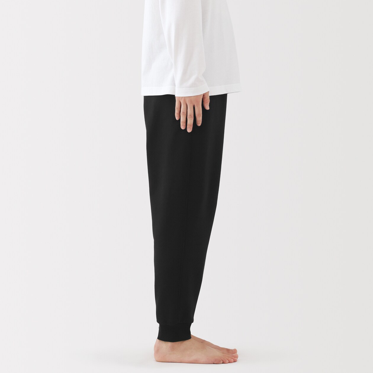 紳士　綿　裏毛　ロングパンツ