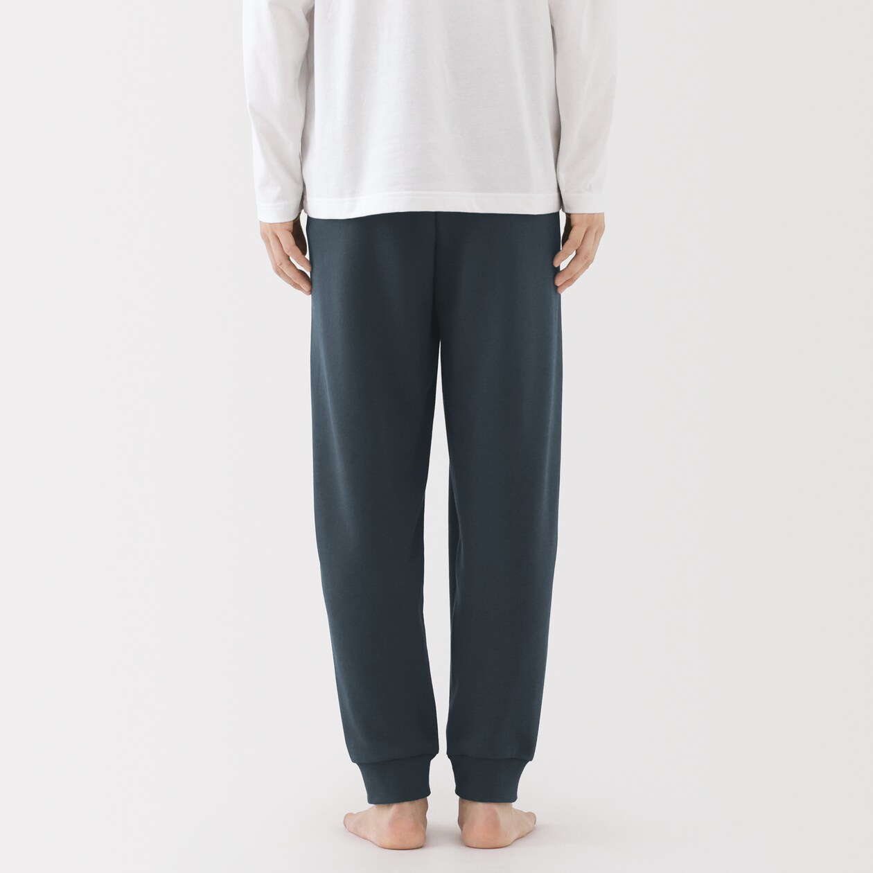 紳士　綿　裏毛　ロングパンツ