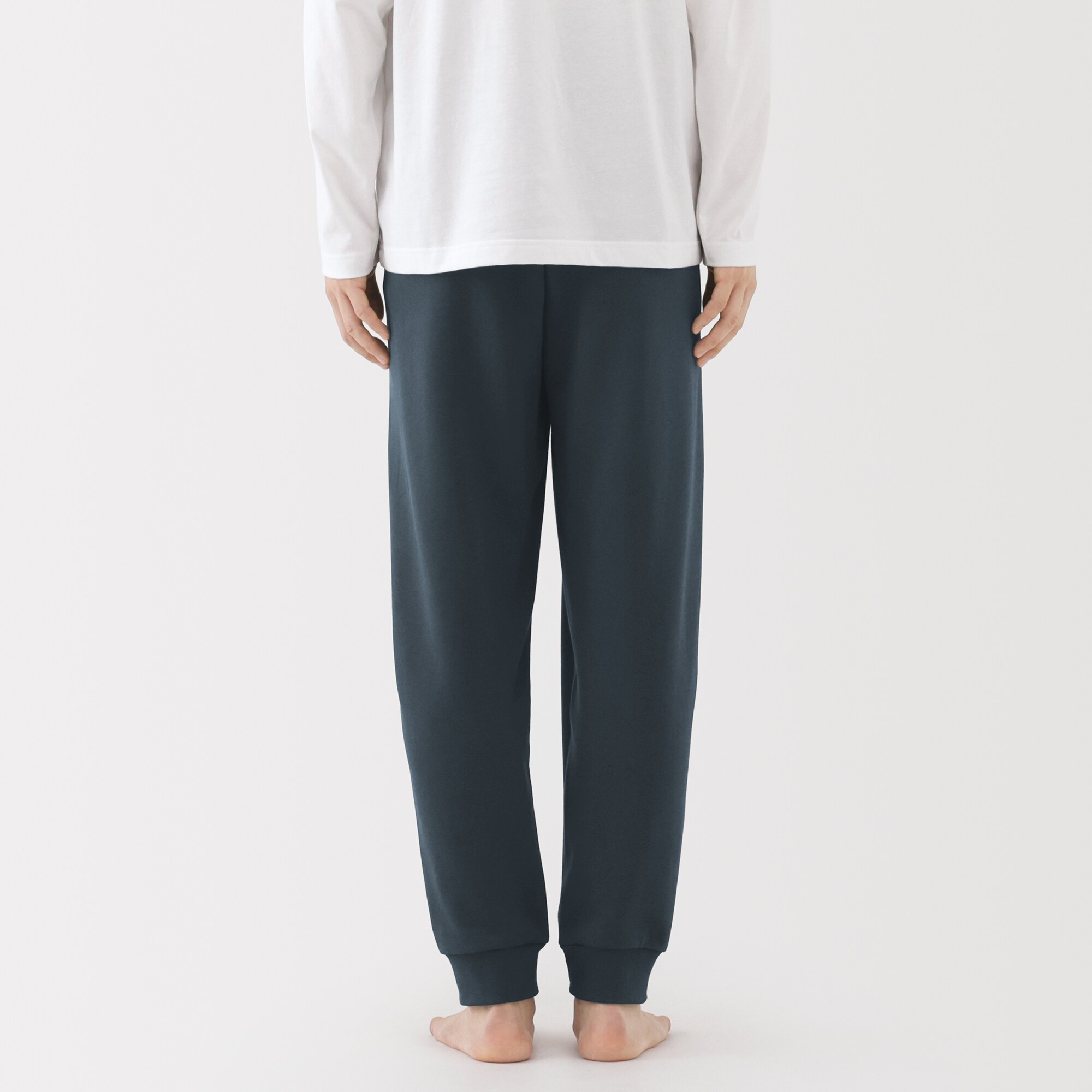 紳士　綿　裏毛　ロングパンツ