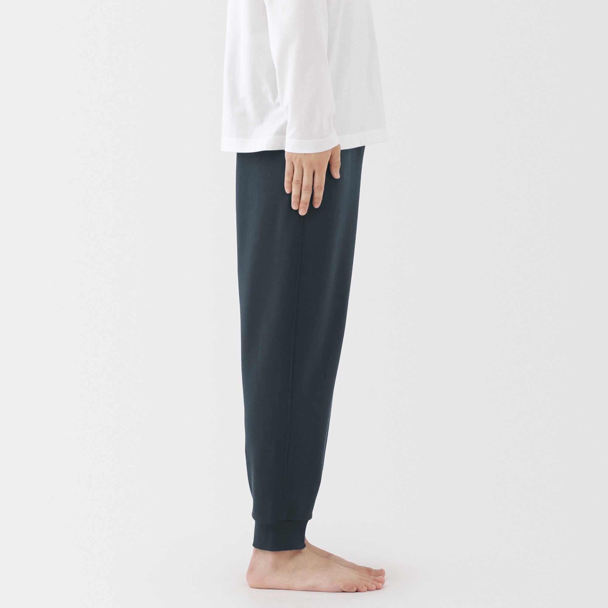 紳士　綿　裏毛　ロングパンツ