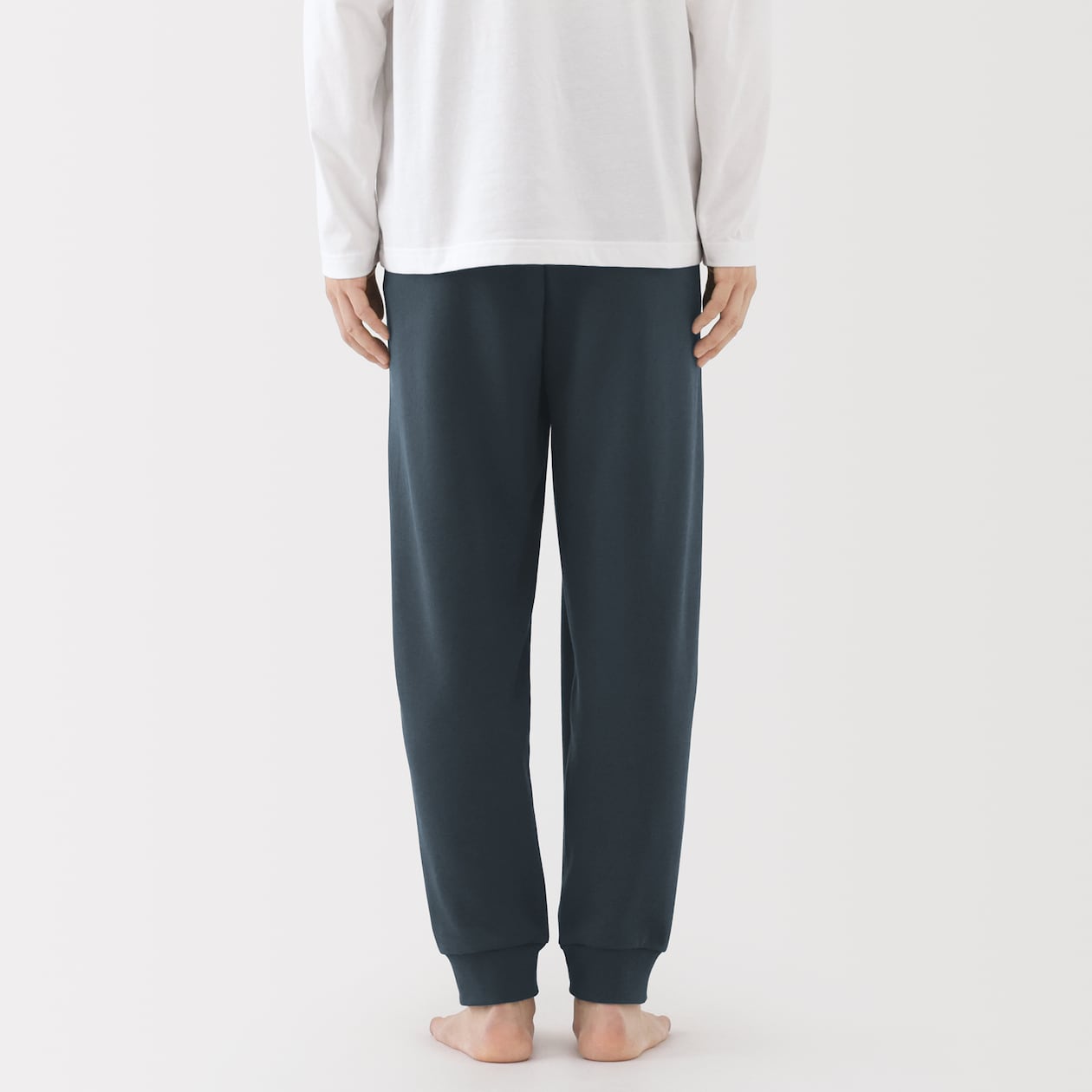 紳士　綿　裏毛　ロングパンツ