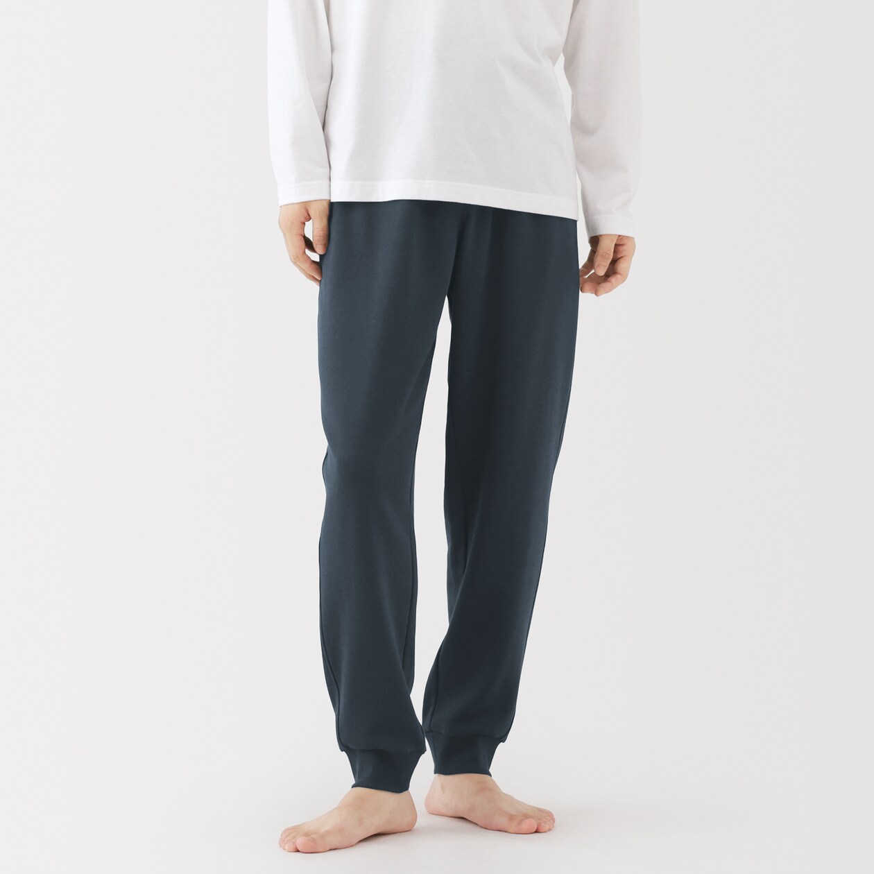 紳士　綿　裏毛　ロングパンツ