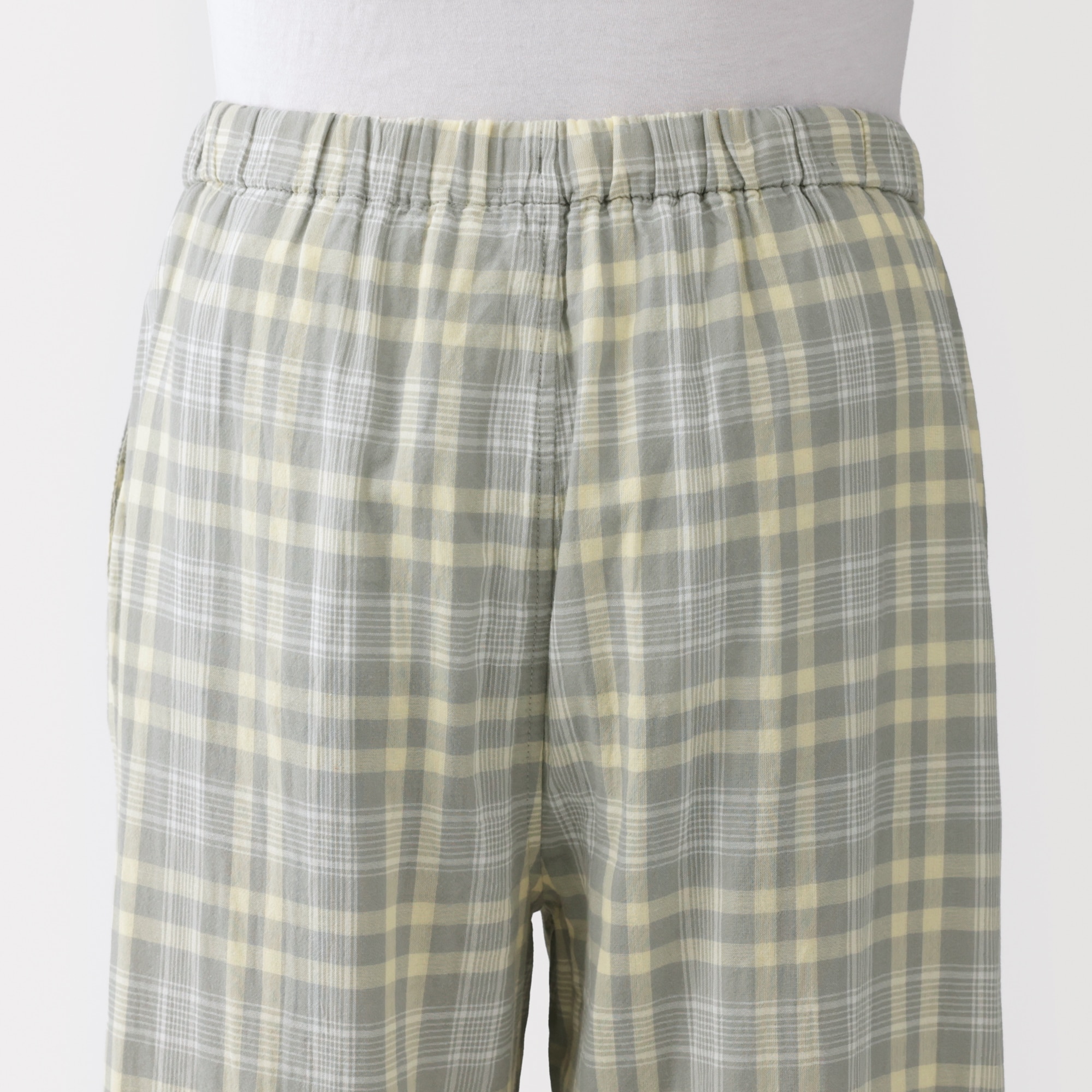 紳士　二重ガーゼ　半袖ルームウェアセット