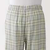 紳士　二重ガーゼ　半袖ルームウェアセット