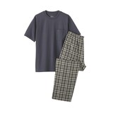 紳士　二重ガーゼ　半袖ルームウェアセット
