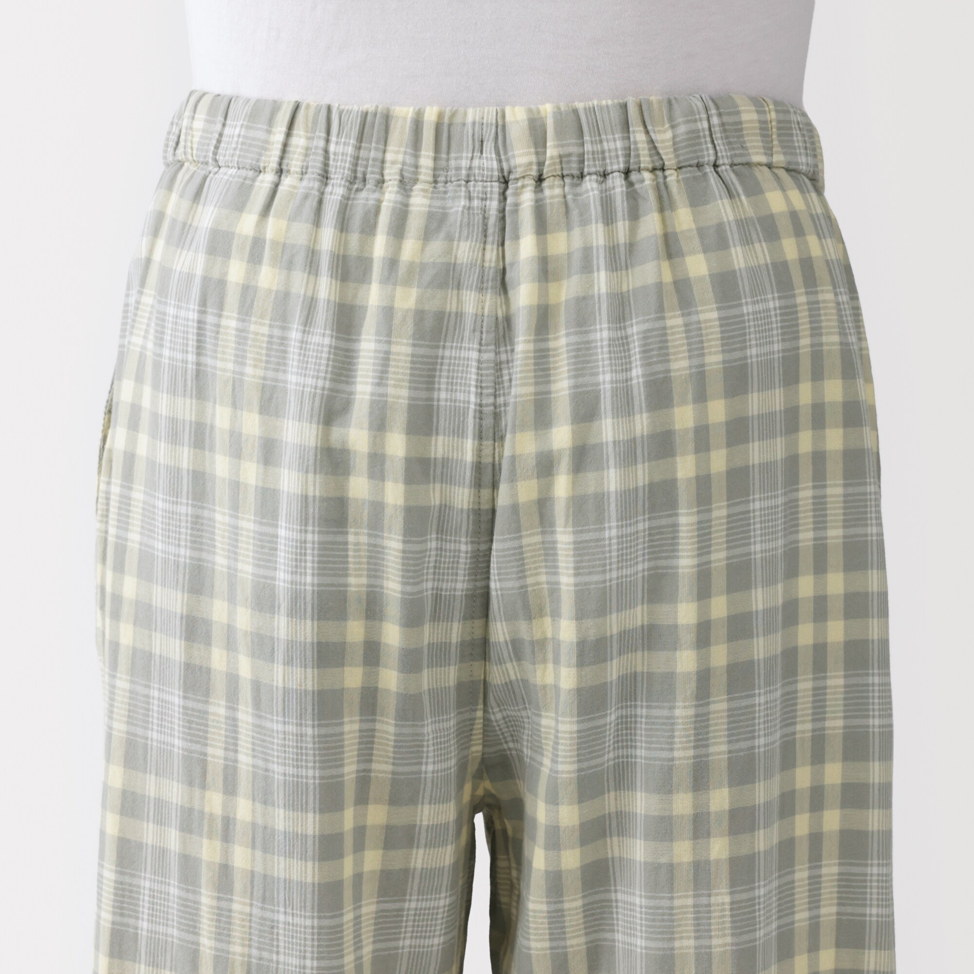 紳士　二重ガーゼ　半袖ルームウェアセット