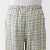 紳士　二重ガーゼ　半袖ルームウェアセット