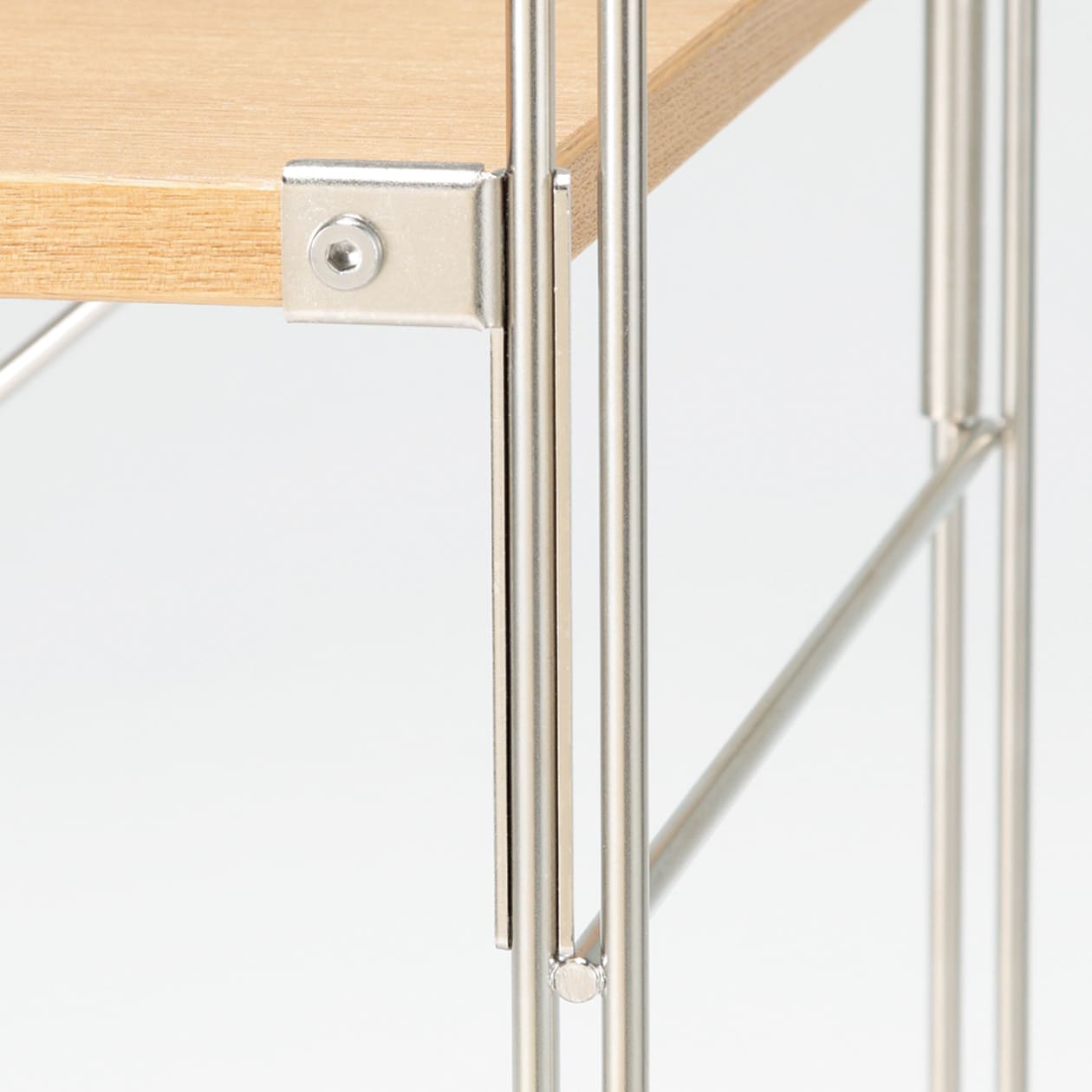 ステンレスユニットシェルフ用高さ調整金具