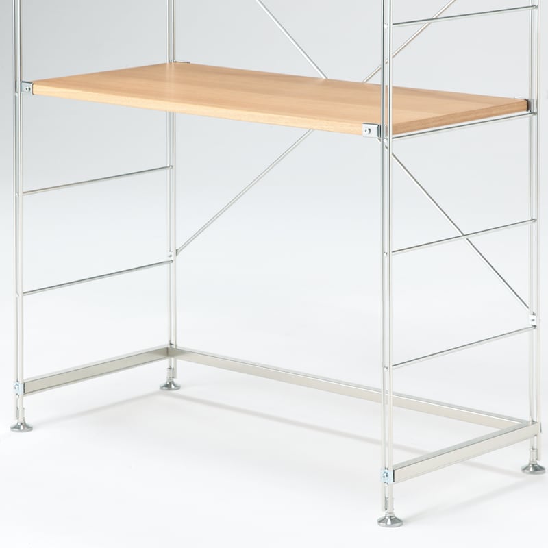 ステンレスユニットシェルフ用帆立補強パーツ84cm | 無印良品