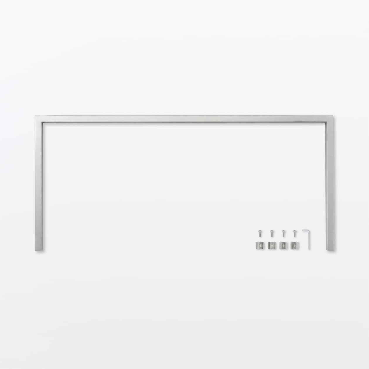 ステンレスユニットシェルフ用帆立補強パーツ８４ｃｍ