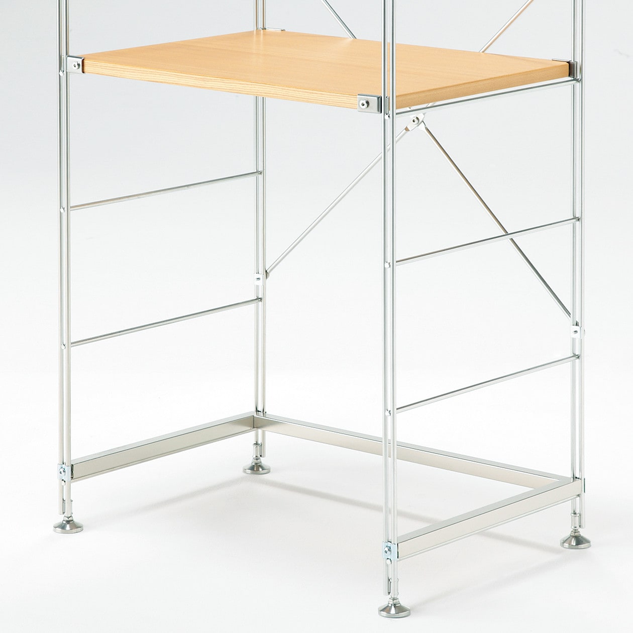 ステンレスユニットシェルフ用帆立補強パーツ56cm 幅56cm ...