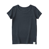 キッズ　フライス編みクルーネック半袖Ｔシャツ【インナー】