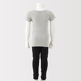 ベビー　フライス編みクルーネック半袖Ｔシャツ【インナー】