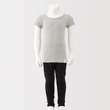 ベビー　フライス編みクルーネック半袖Ｔシャツ【インナー】