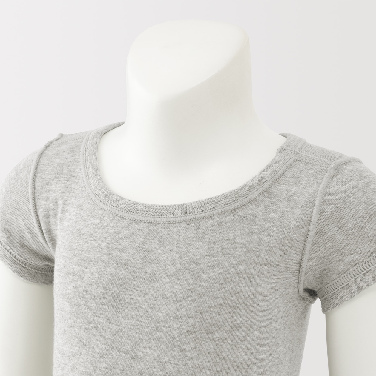 ベビー　フライス編みクルーネック半袖Ｔシャツ【インナー】