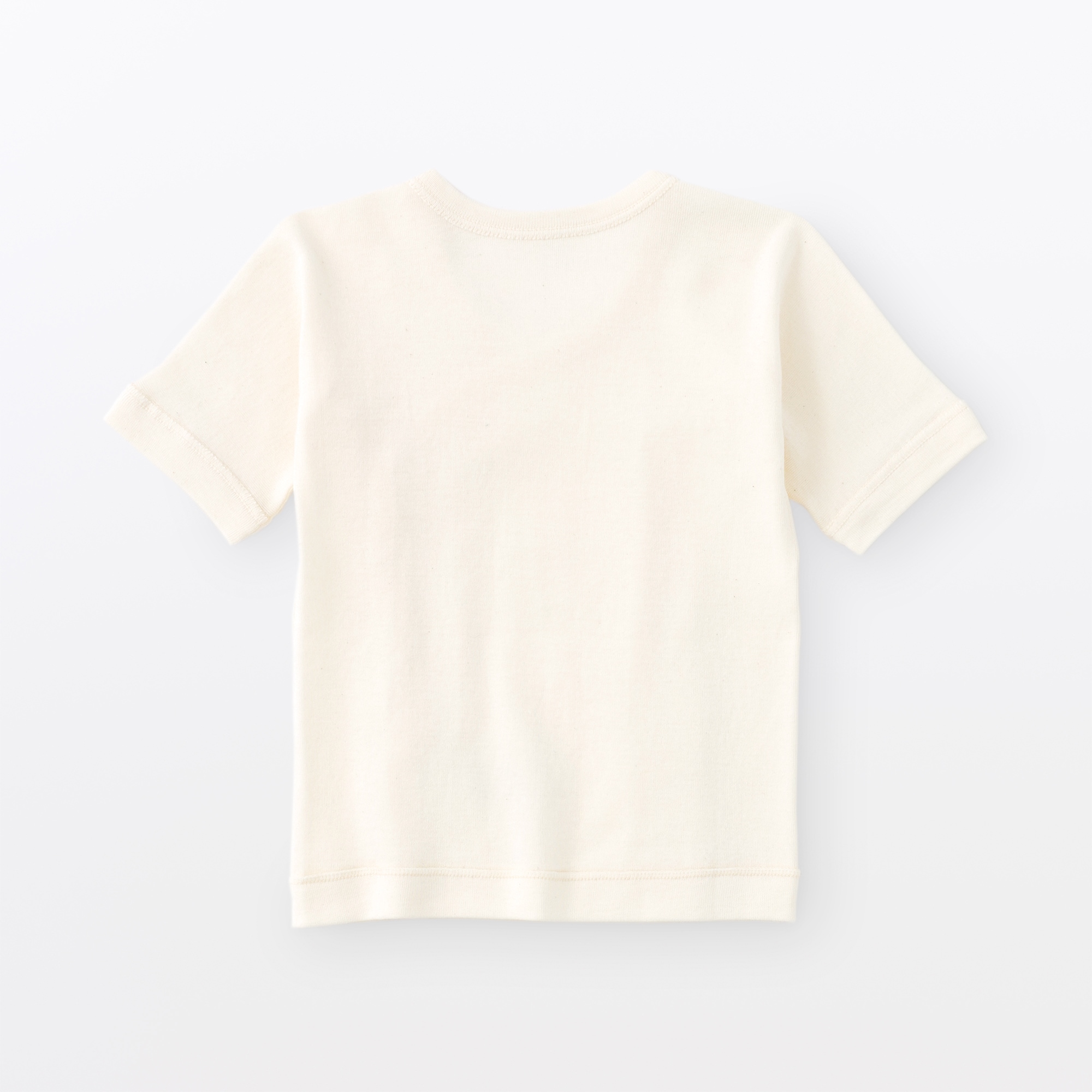 無染色フライス編み短肌着