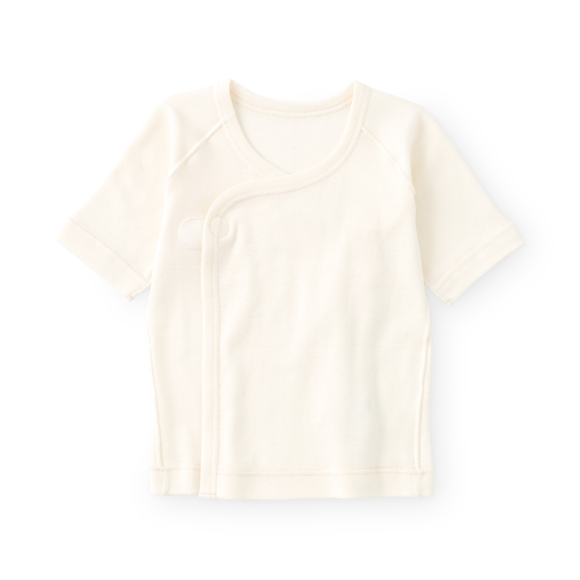 無染色フライス編み短肌着