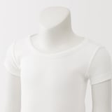 ベビー　さらっと綿　クルーネック半袖Ｔシャツ【インナー】