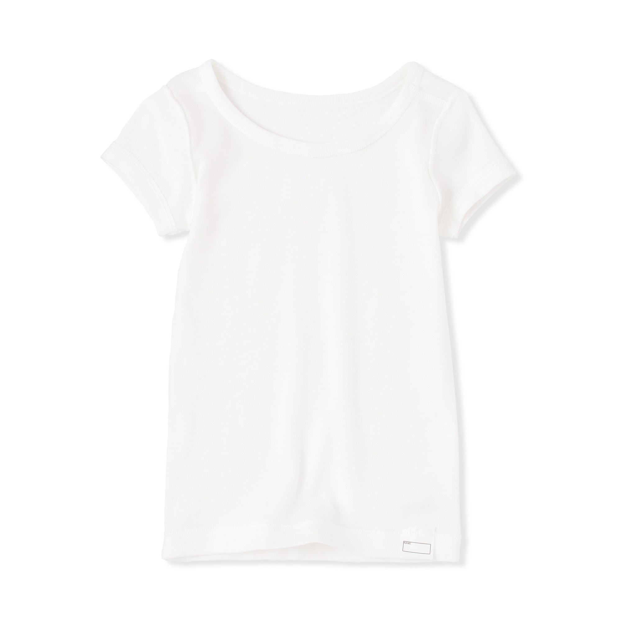 ベビー　さらっと綿　クルーネック半袖Ｔシャツ【インナー】