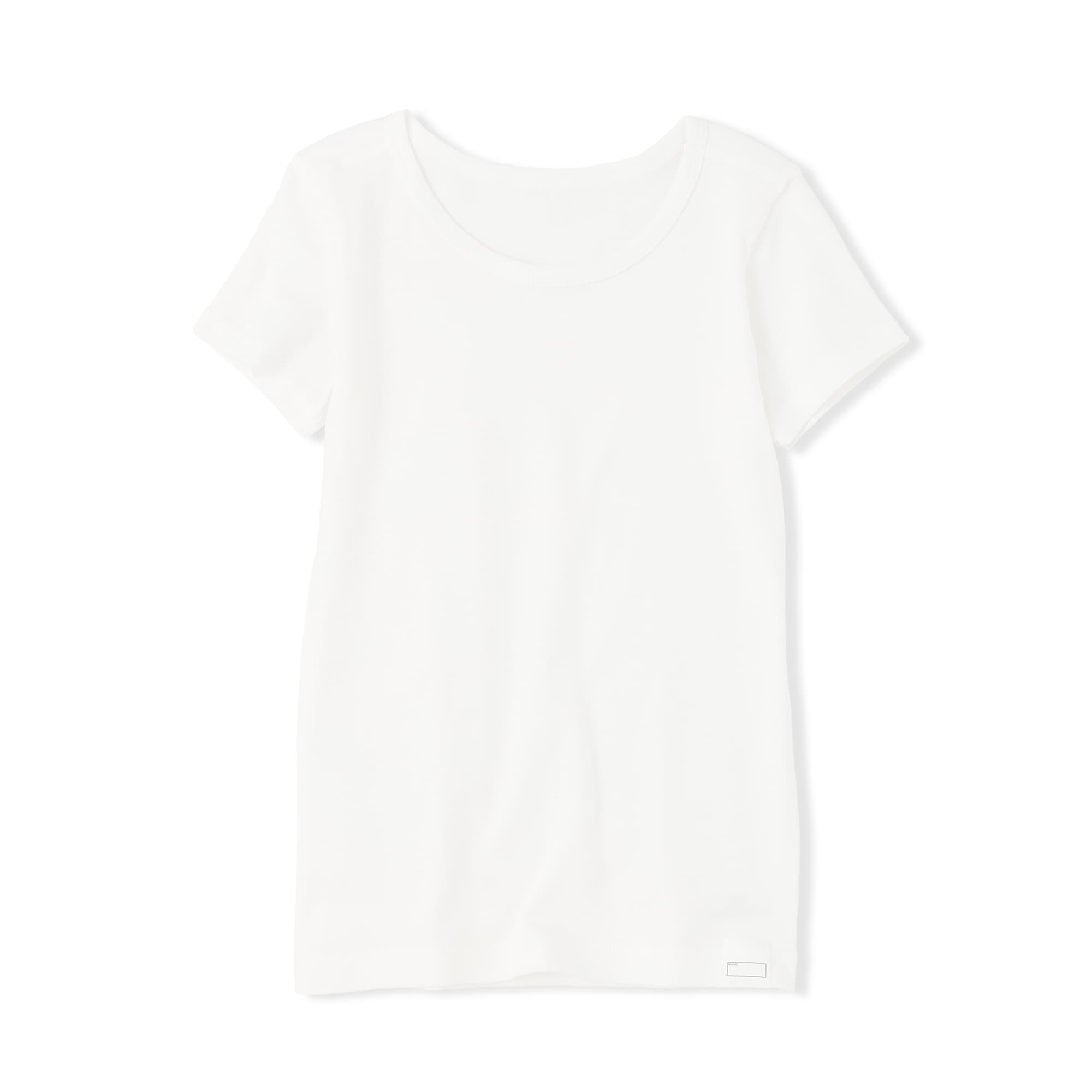 キッズ　さらっと綿　クルーネックＴシャツ【インナー】