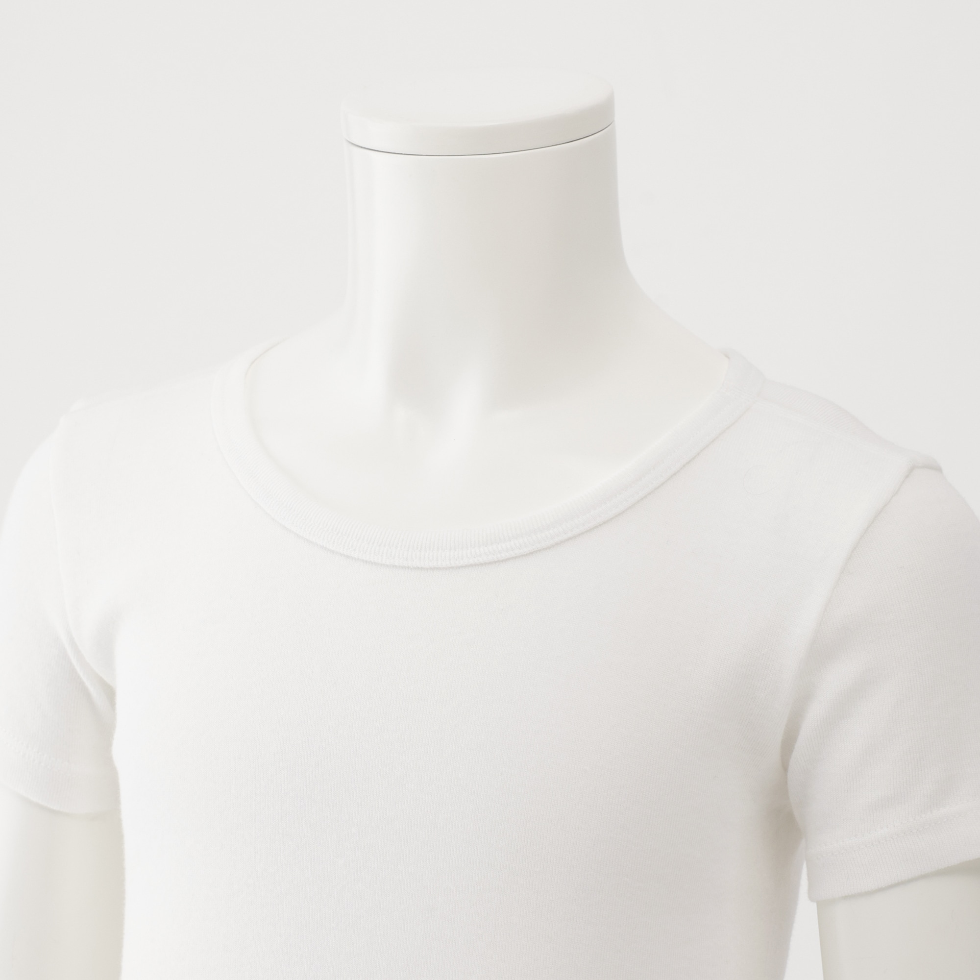 キッズ　さらっと綿　クルーネックＴシャツ【インナー】