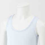 キッズ　さらっと綿　メッシュ編みタンクトップ【インナー】