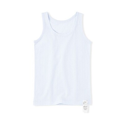 【４月２０日順次発売予定】キッズ　さらっと綿　メッシュ編みタンクトップ【インナー】
