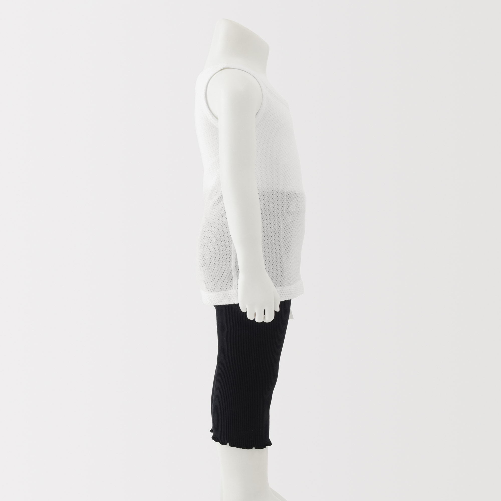 ベビー　さらっと綿　メッシュ編みタンクトップ【インナー】