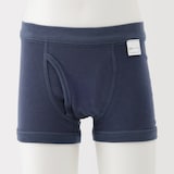 キッズ　フライス編み前開きボクサーパンツ　２枚組