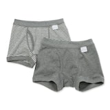 キッズ　フライス編み前開きボクサーパンツ　２枚組