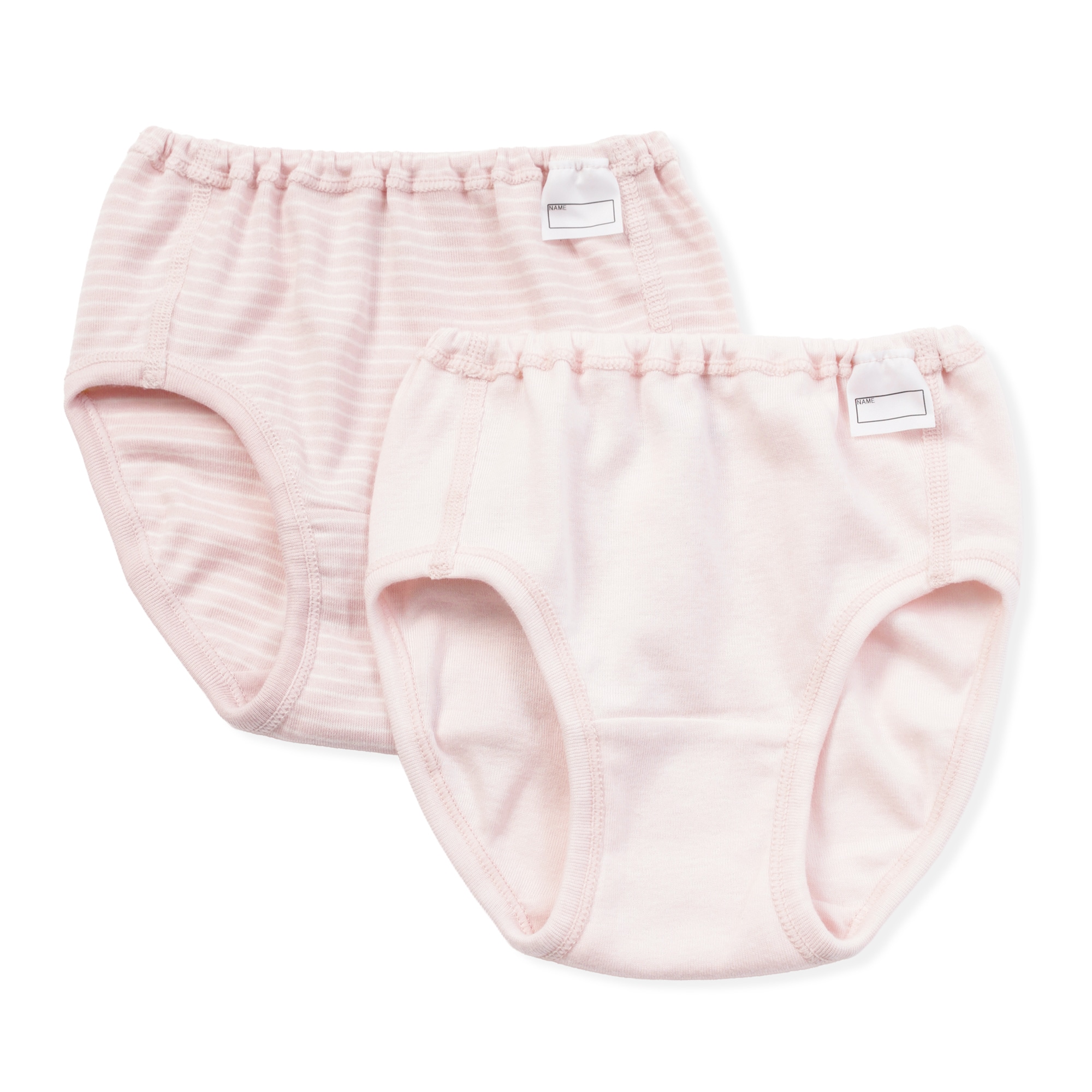 ベビー　フライス編みショーツ　２枚組