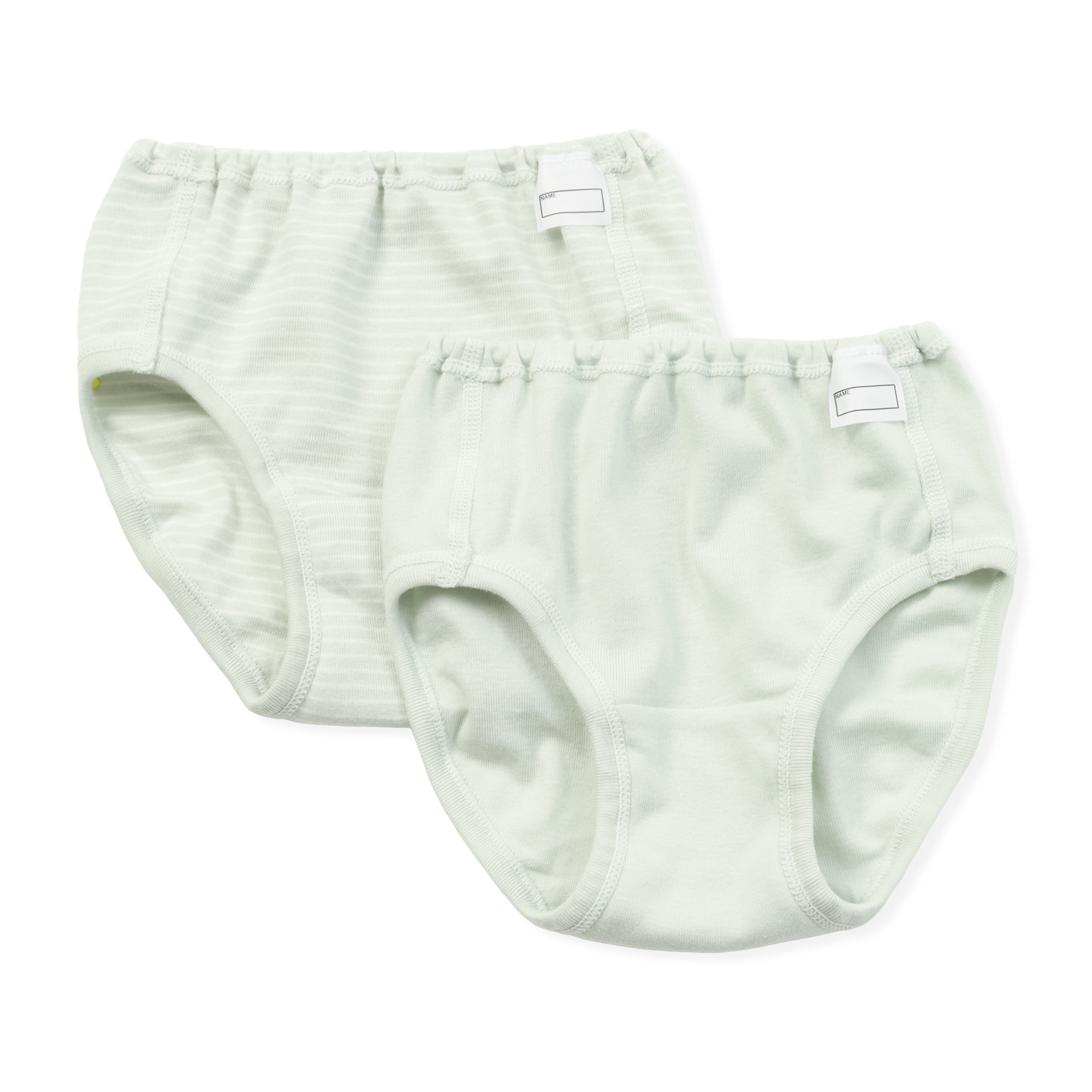 ベビー　フライス編みショーツ　２枚組