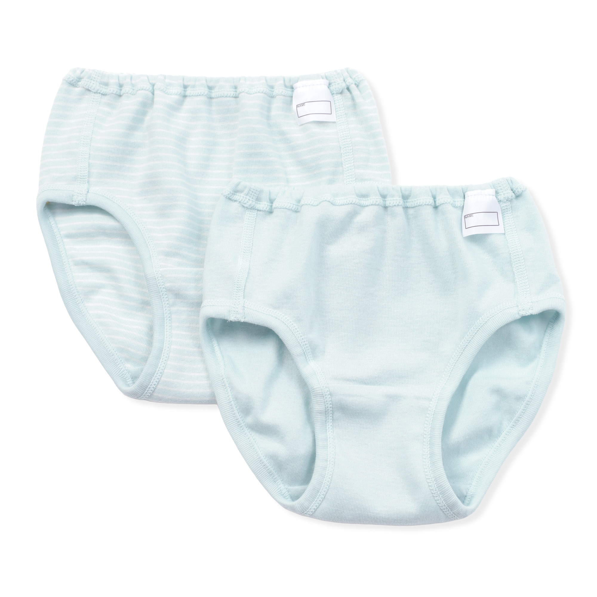 ベビー　フライス編みショーツ　２枚組