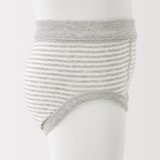 ベビー　フライス編み前閉じブリーフ　２枚組