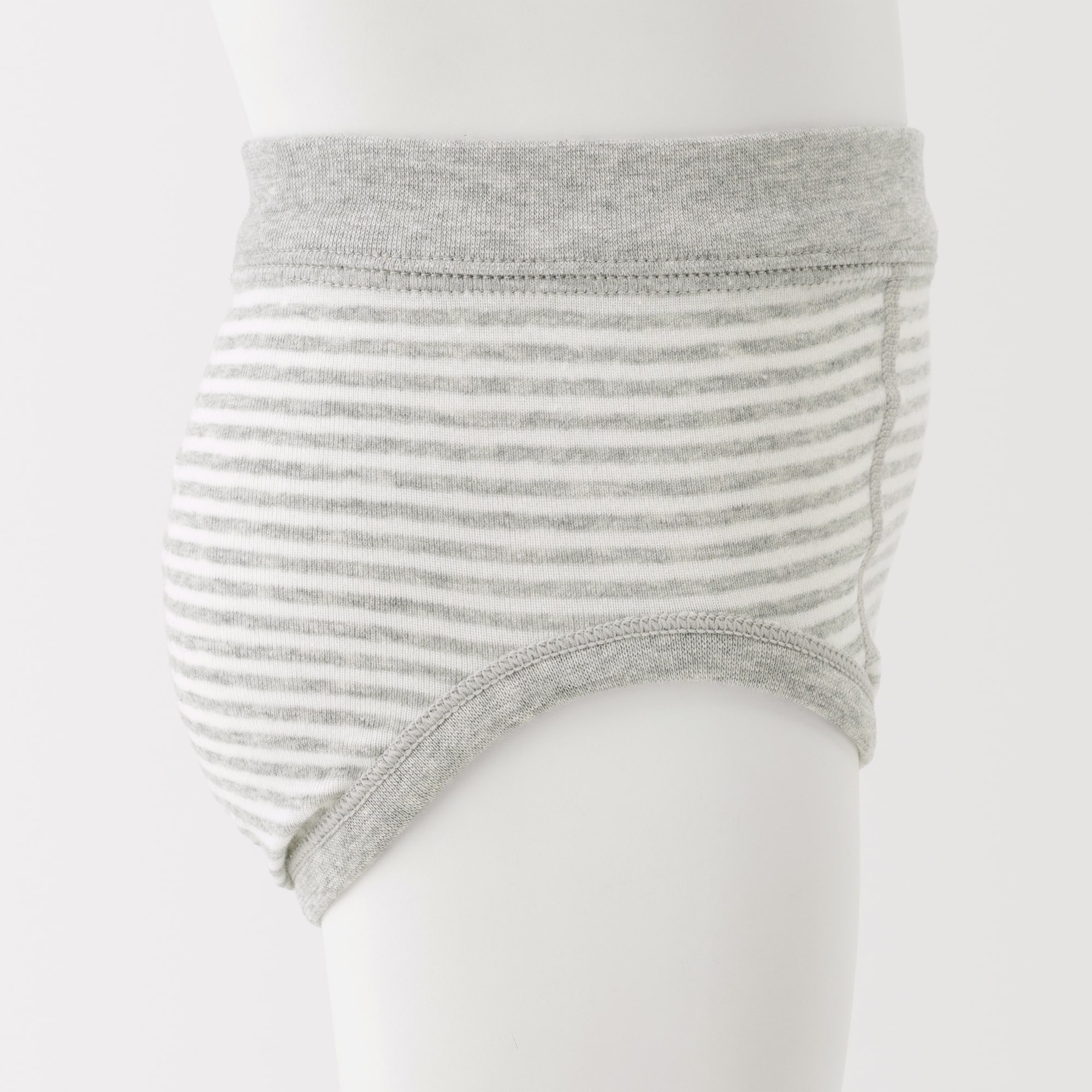 ベビー　フライス編み前閉じブリーフ　２枚組