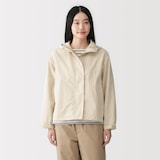 婦人　撥水ＵＶカットポケッタブルフードジャケット