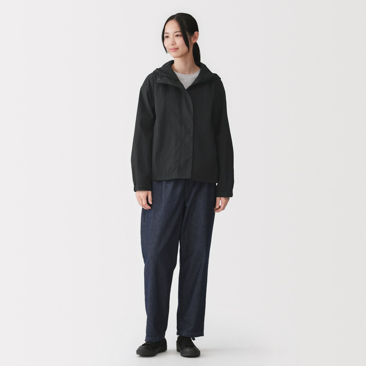 婦人　撥水ＵＶカットポケッタブルフードジャケット