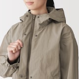 婦人　撥水ＵＶカットポケッタブルフードジャケット