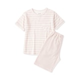 キッズ　着るタオル　両面パイル　半袖ルームウェアセット