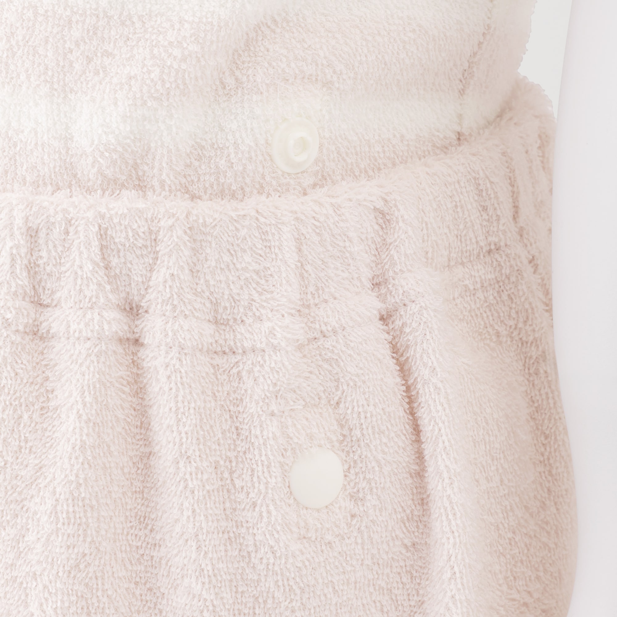 ベビー　着るタオル　両面パイル　半袖ルームウェアセット