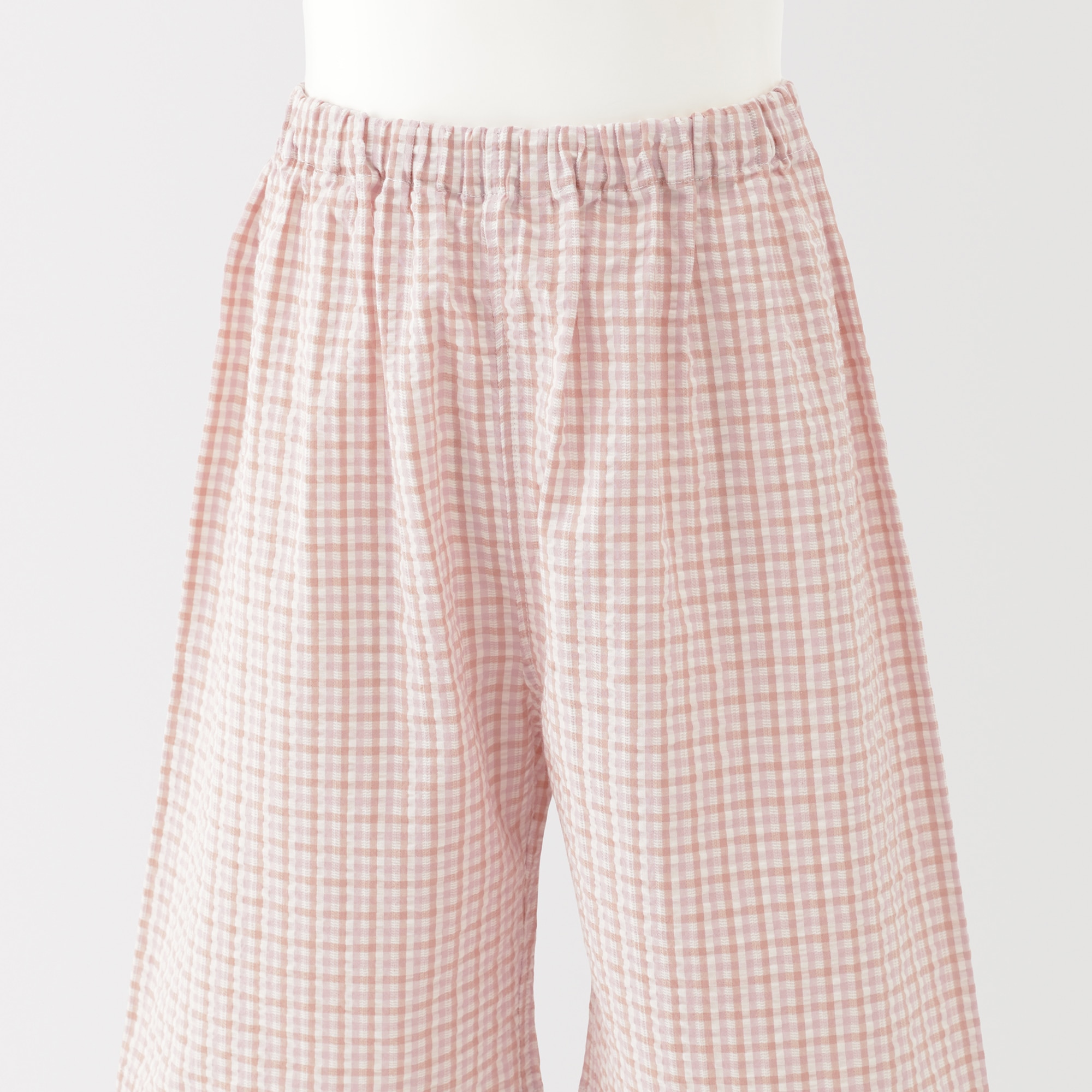 キッズ　透かし　サッカー織り　半袖パジャマ